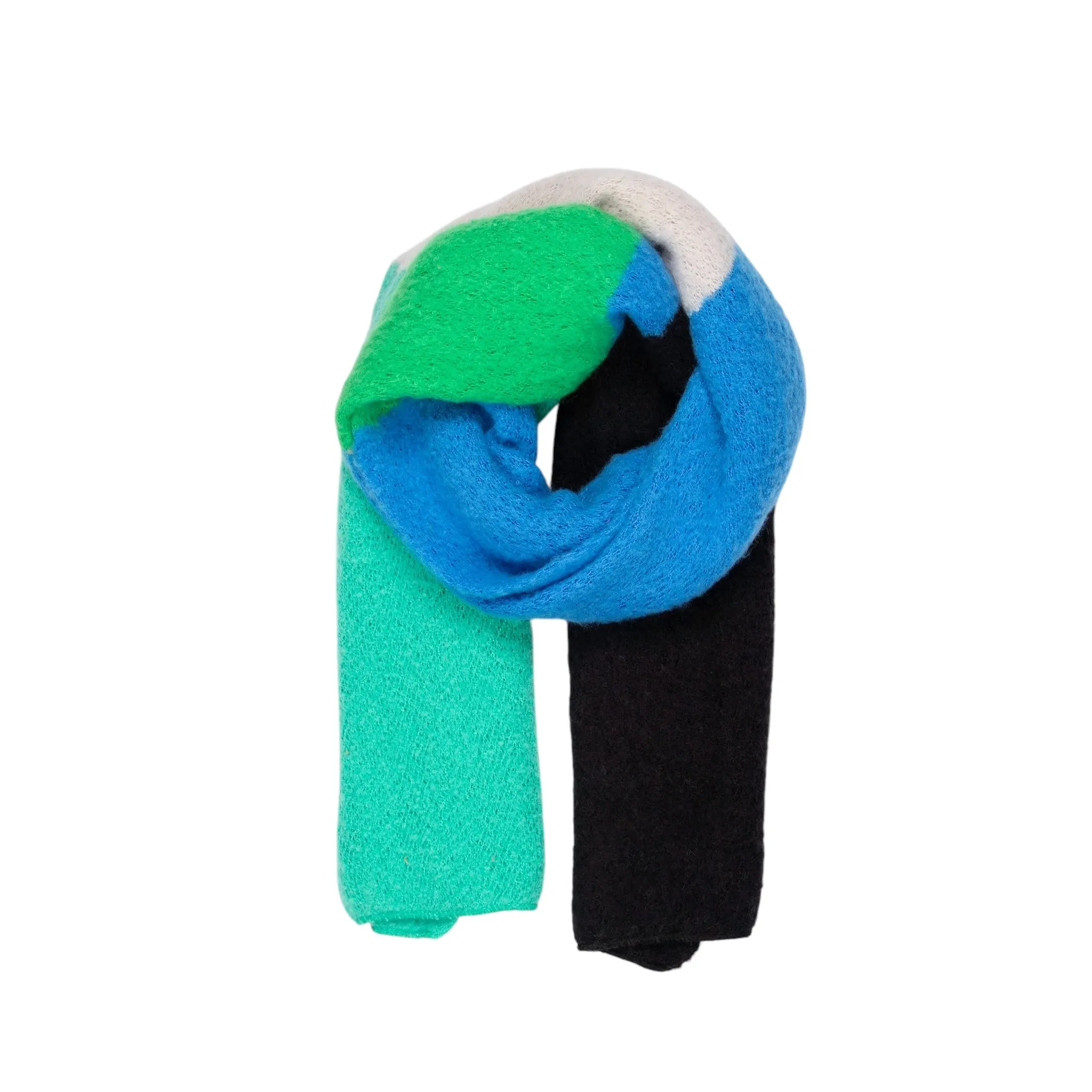 MSH Nellie Heavy Weight Scarf Blue and Green