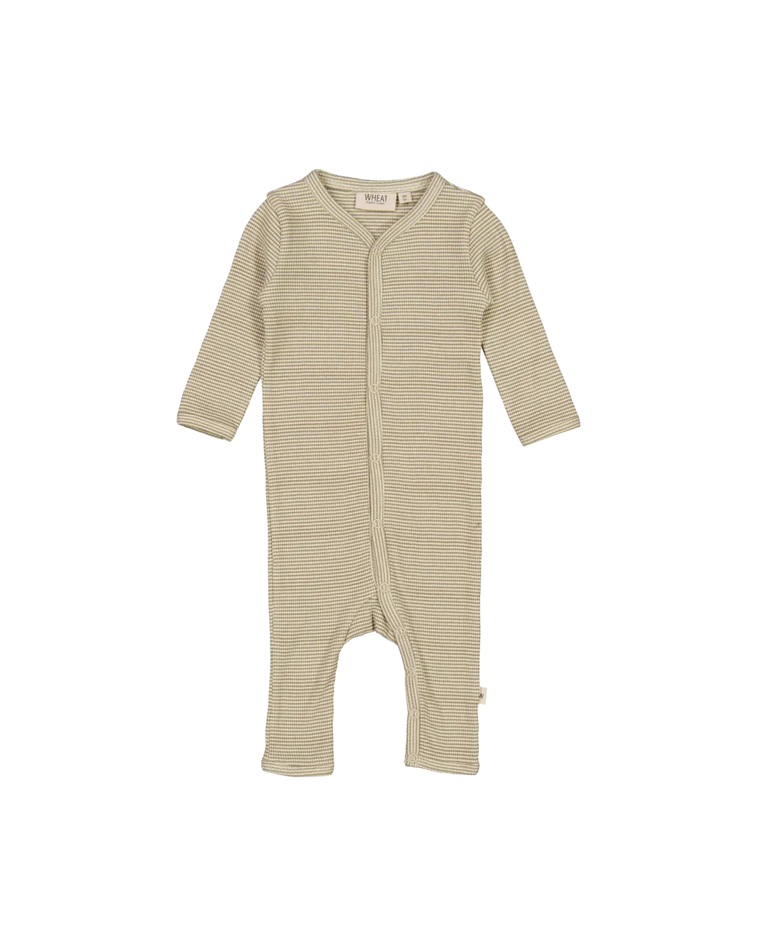 ONESIE WHEAT WARM STONE STRIPE