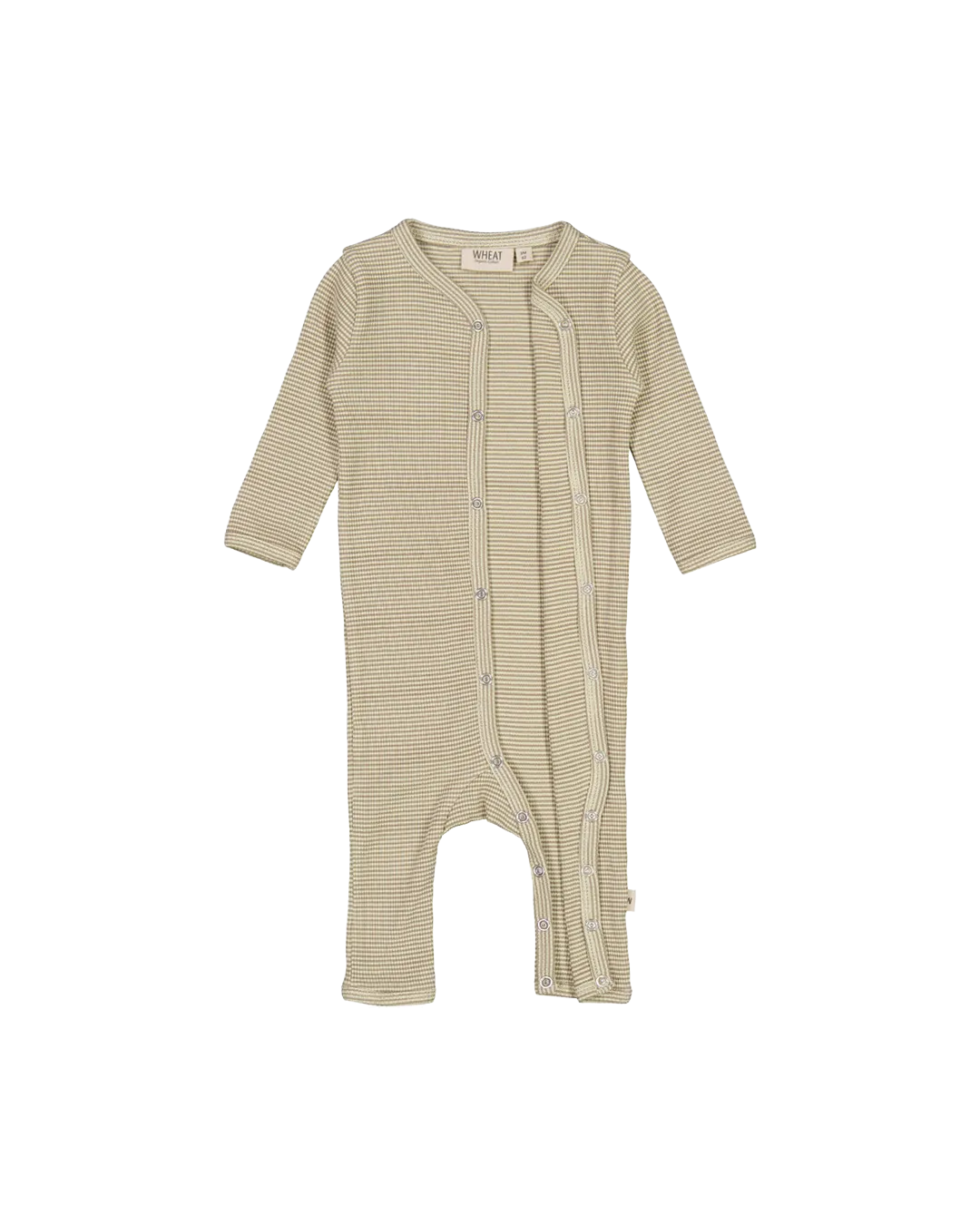 ONESIE WHEAT WARM STONE STRIPE