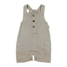 Organic Cuffed Muslin Overall - Fawn