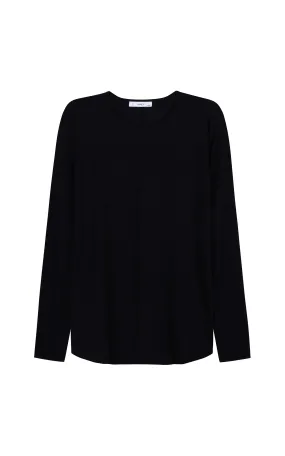 ORTEGA SLUB L/S - CROMA BLACK