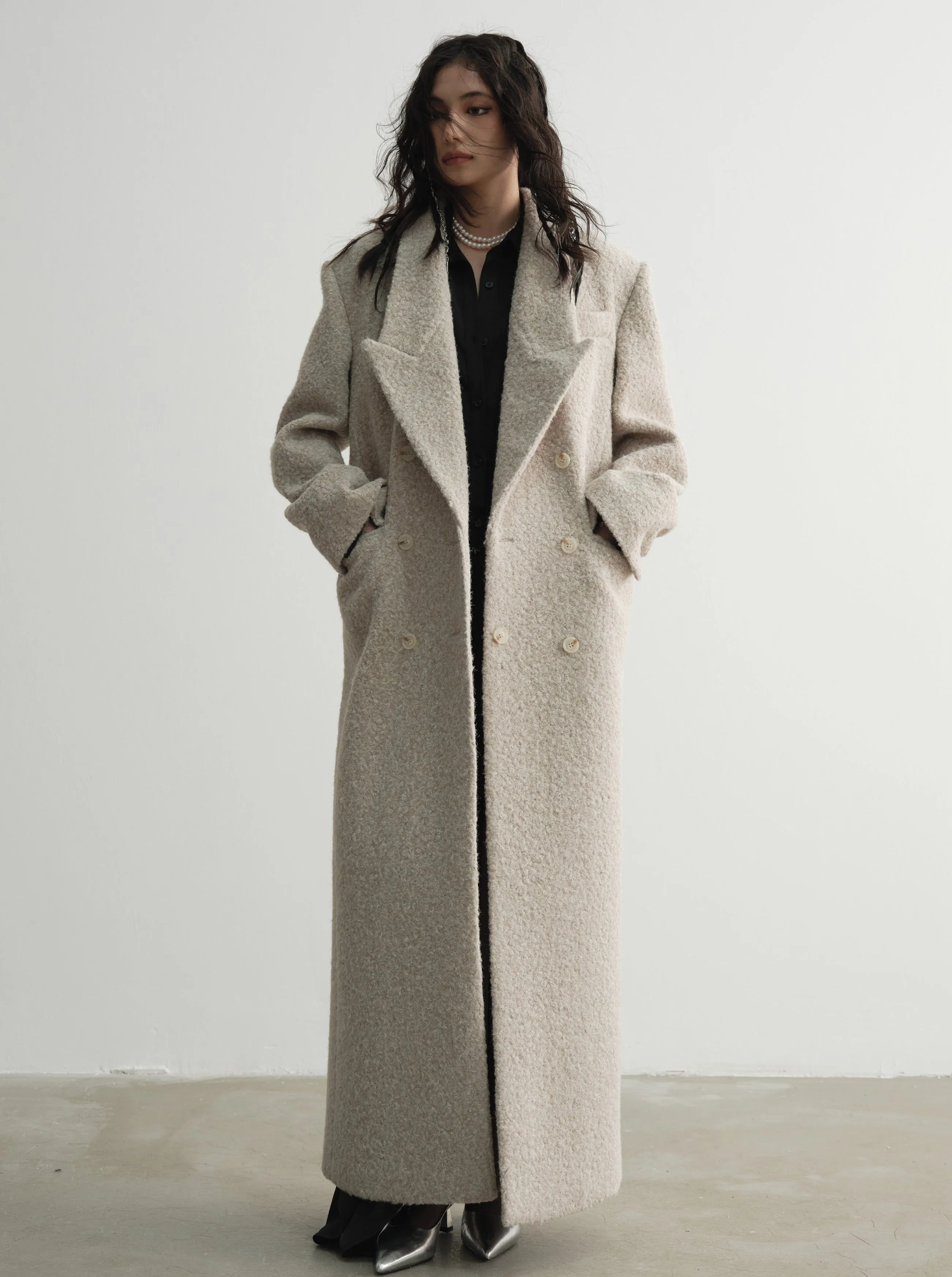 Oversized Wool Maxi Coat