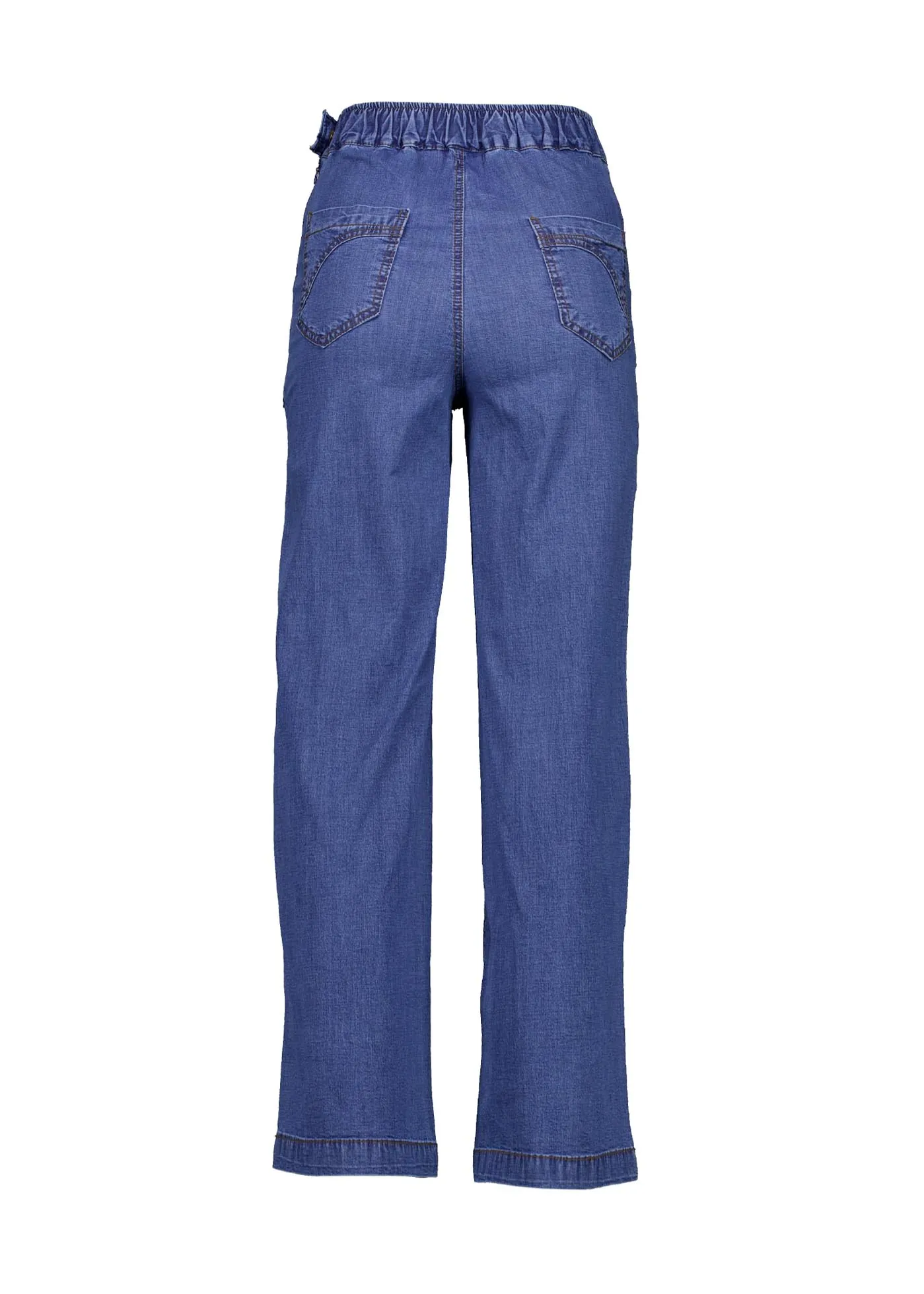 Peggy Ligera Pants Long Light Wash in Summer Denim