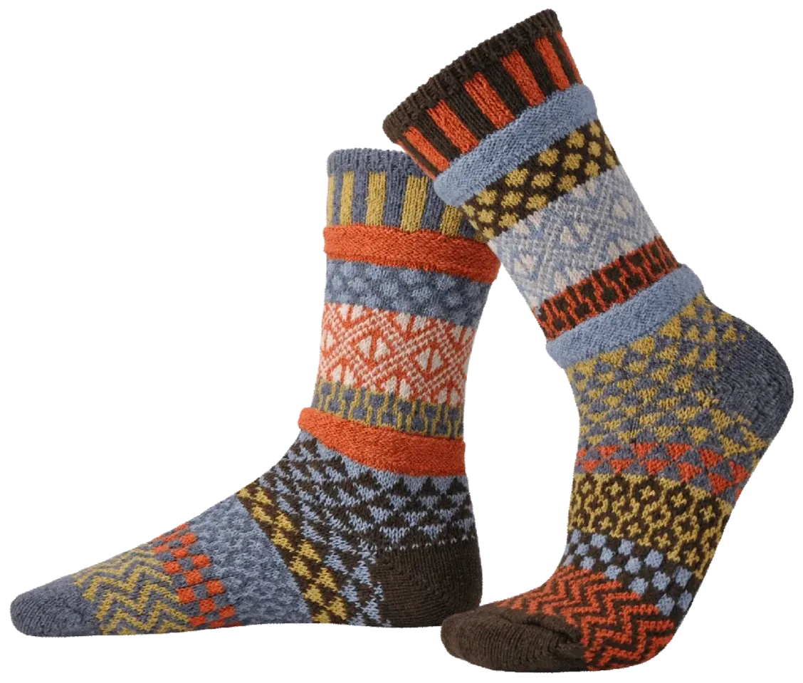 Ponderosa Recycled Wool Mix Crew Socks