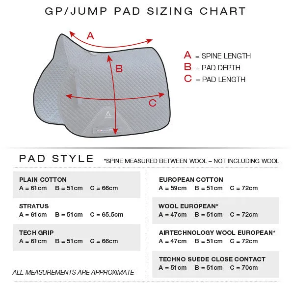 Premier Equine - Merino Wool European Saddle Pad - GP/Jump Square