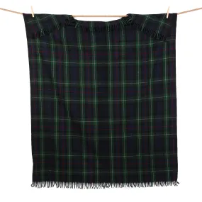 Recycled Wool Tartan Blanket Throw Mackenzie