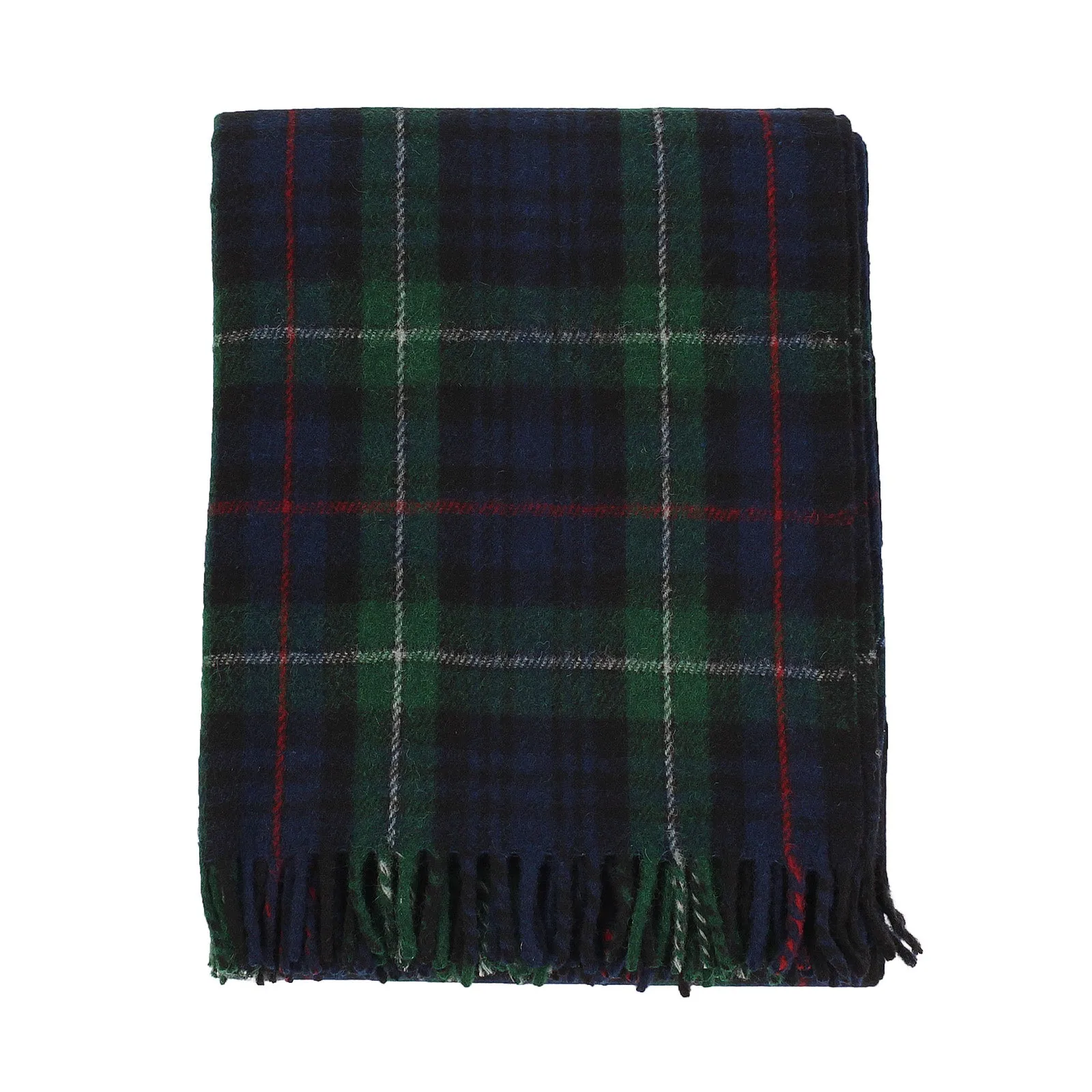 Recycled Wool Tartan Blanket Throw Mackenzie