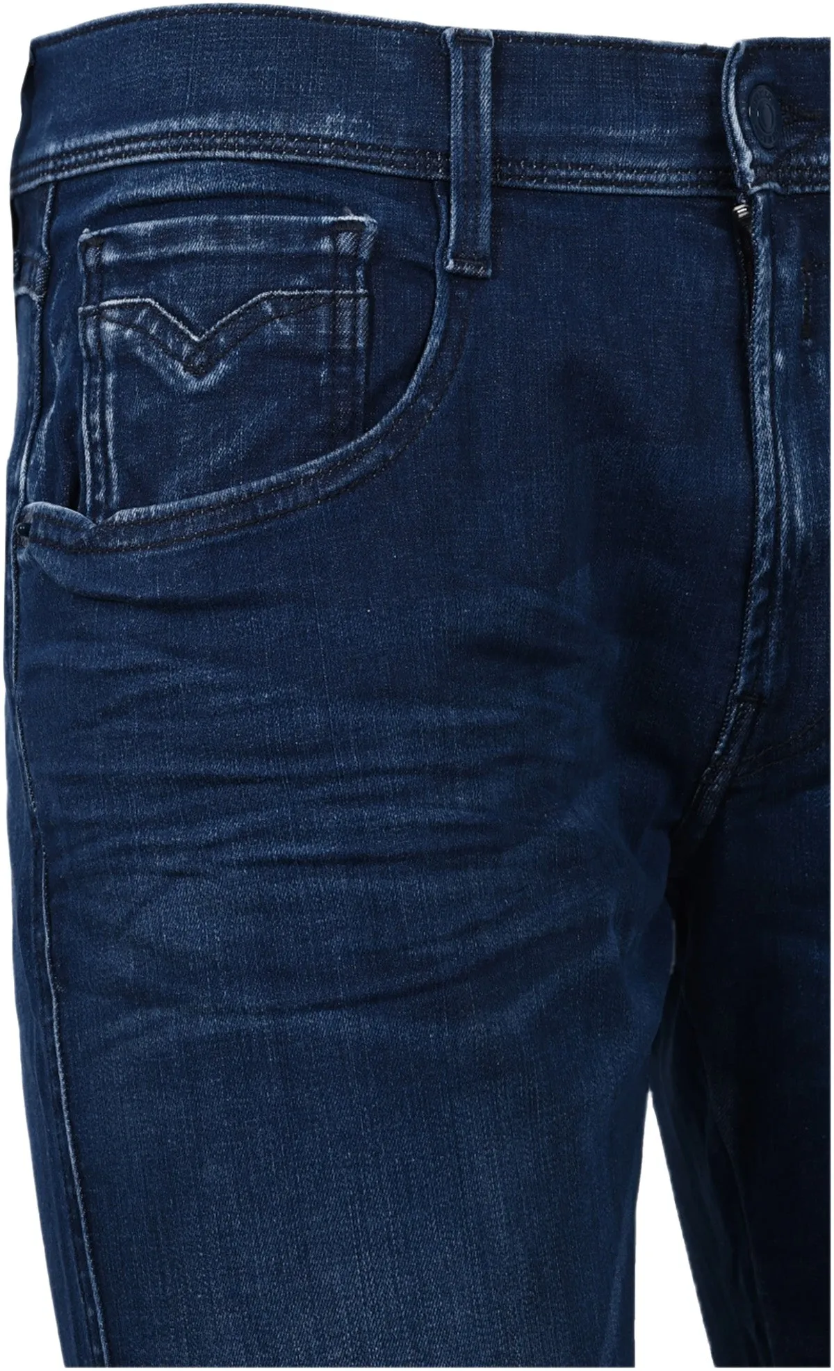 Replay Mickym Blue Hyperflex Jeans For Men