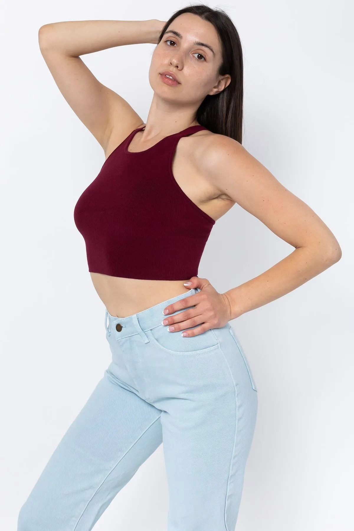 RFK53 - V Strap Knit Top