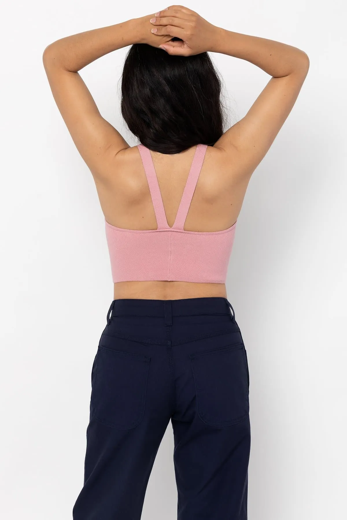 RFK53 - V Strap Knit Top