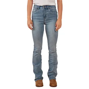 Ringers Western Women's Penny High Rise Bootleg Jean - Light Blue