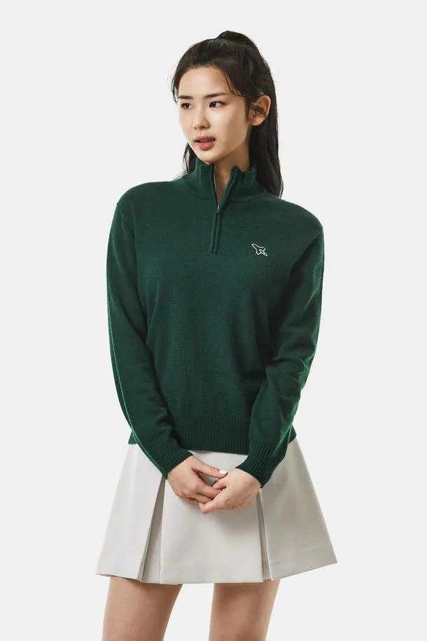 Spaceship Knit Half zip Women