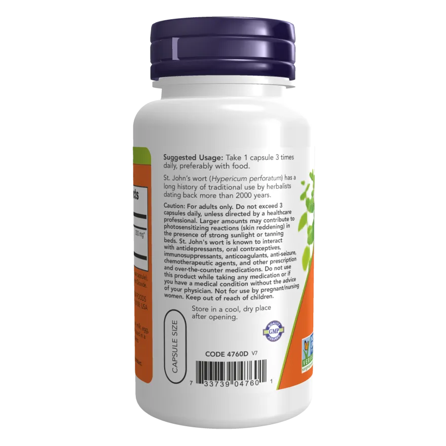 St. John's Wort 300 mg Veg Capsules