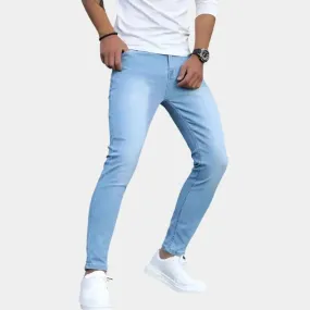 Stretchy Skinny Denim Jeans Trousers - Cross & Crown