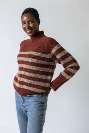 Striped Standneck Sweater