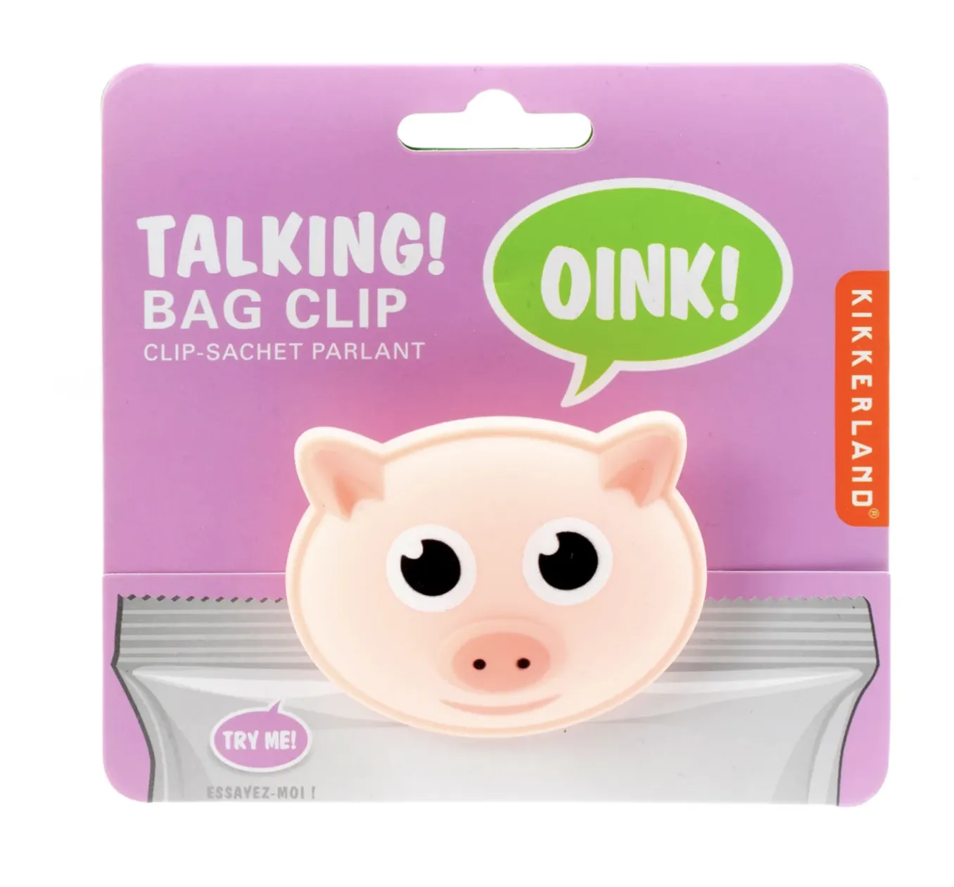 Talking Bag Clip