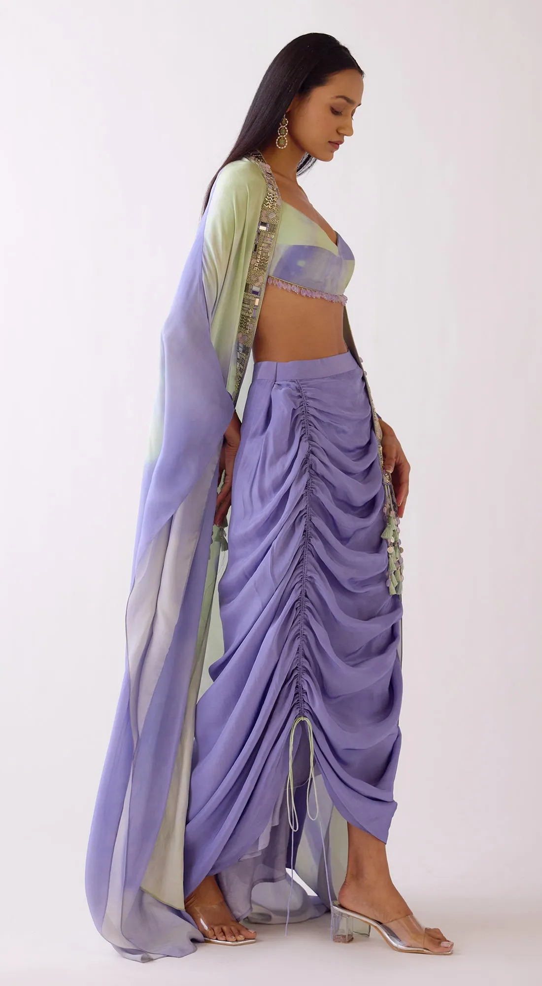 The Lilac Horizon Cape Set