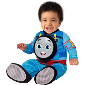 Thomas the Tank Engine Costume for Babies, Blue Jumpsuit