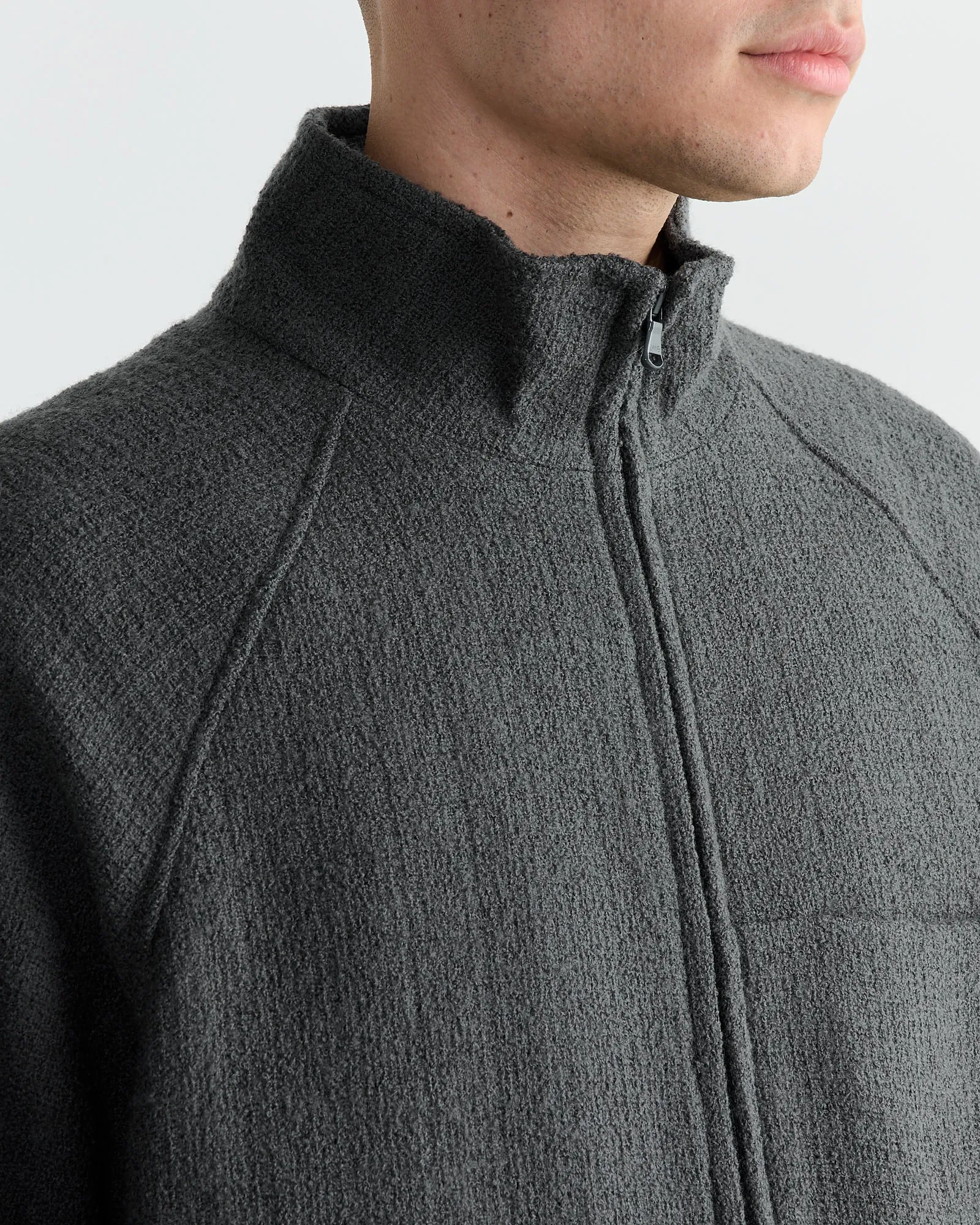 Track Jacket in Slate