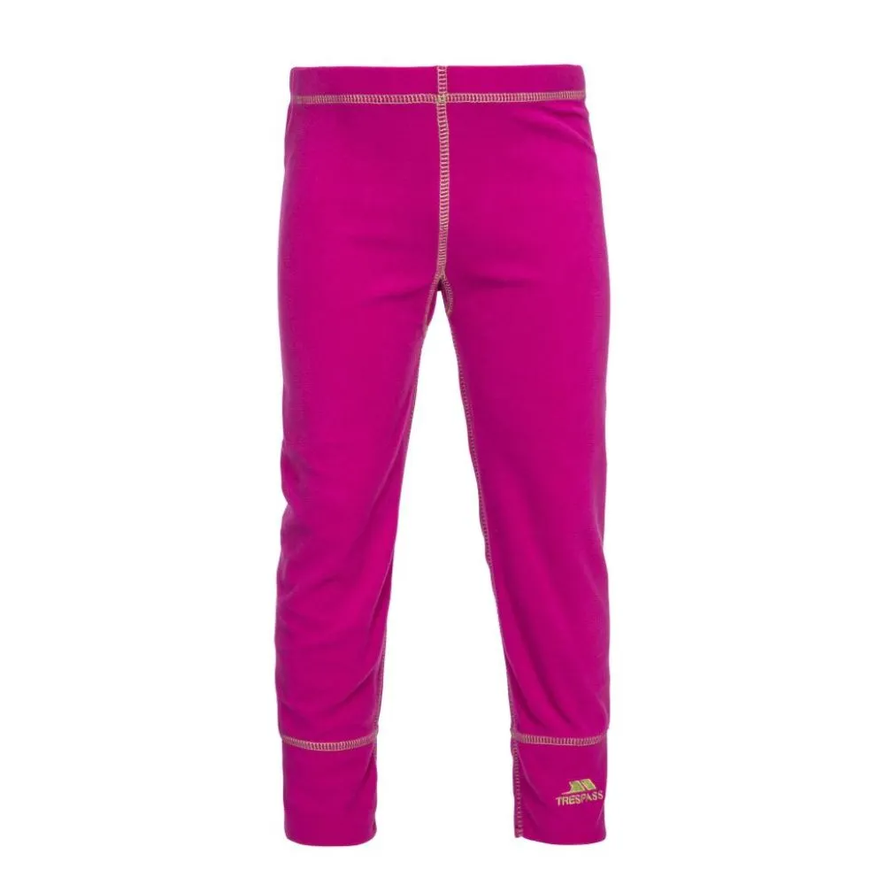 Trespass Bubbles Girls Thermal Base Layer Set, Azalea