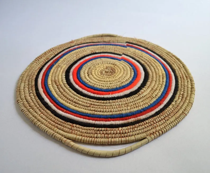 Tribal wall basket