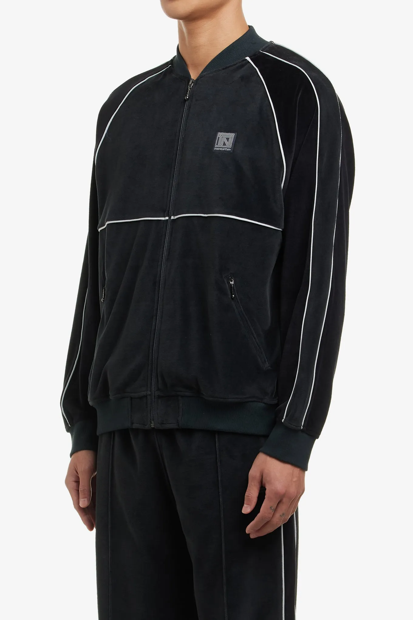 VELOUR TRACK JACKET