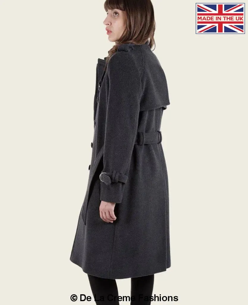 VENTURA - Tailored Stylish Collarless Trench Coat