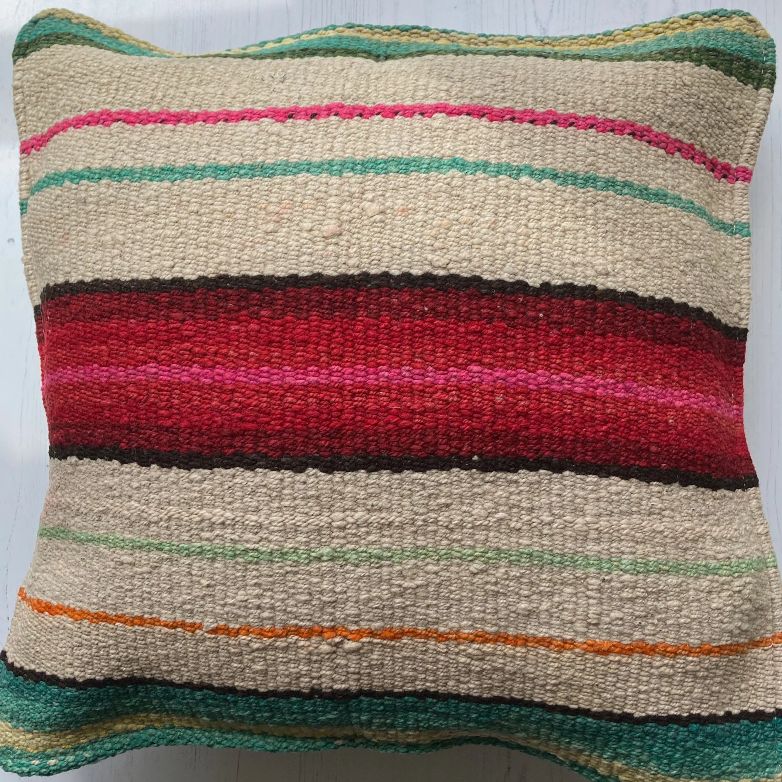 Vintage wool cushion #CO156