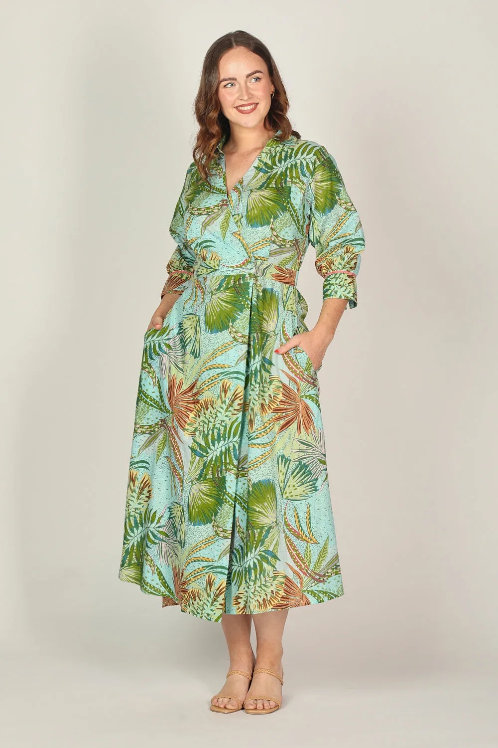 Wendy Wrap Dress in Kokomo