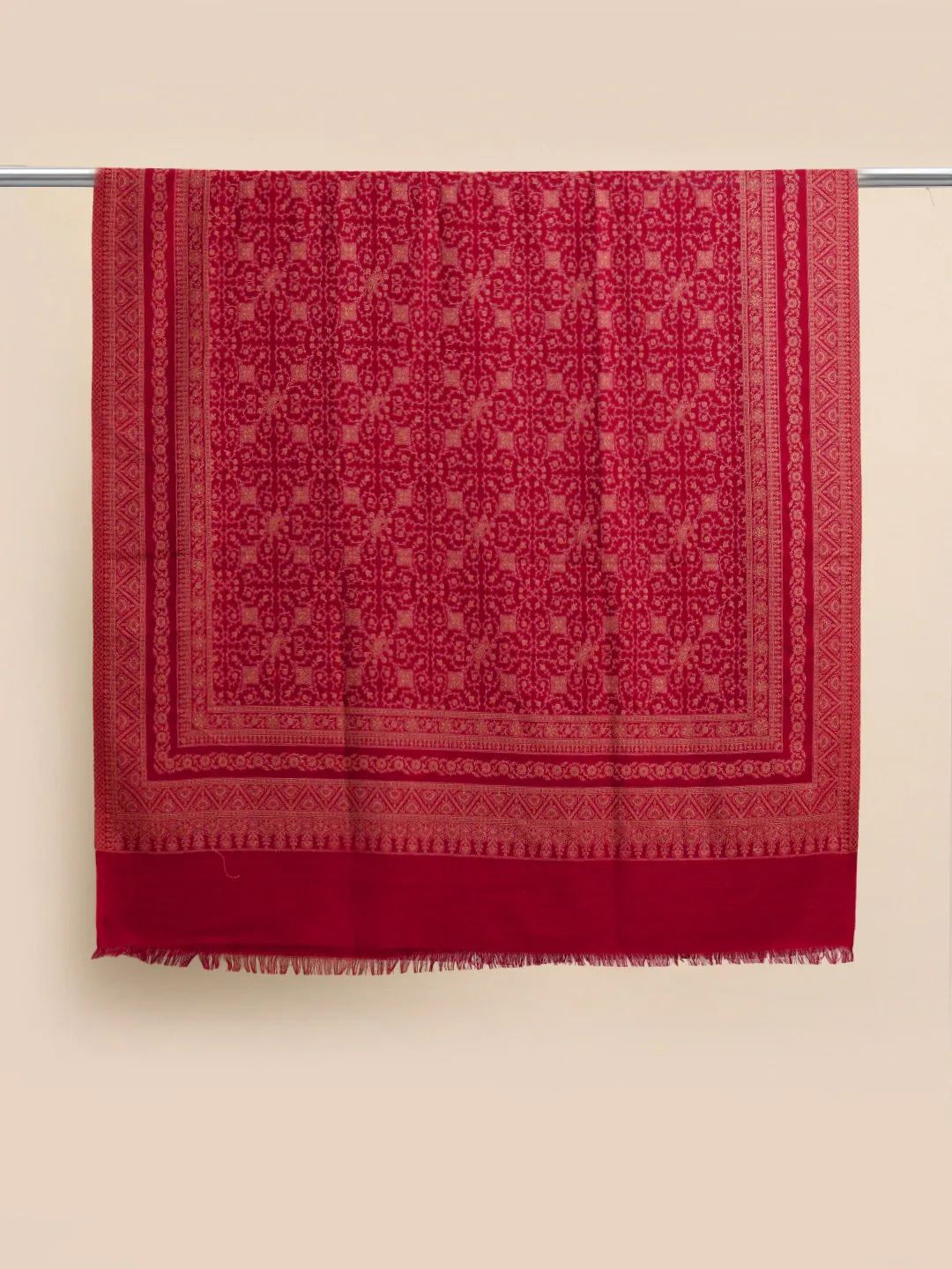 Women Ethnic Motifs Woven Design Shawl