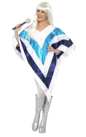 Womens 70s Super Trooper Abba Cape