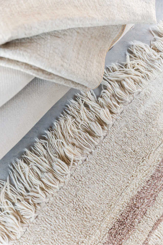 WOOL AREA RUG SUMAK SEASHELL