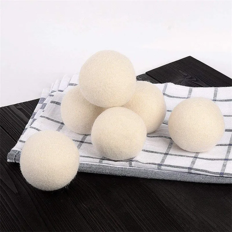 Wool Dryer Balls Reusable Anti-wrinkle Anti-static Felt Laundry Balls